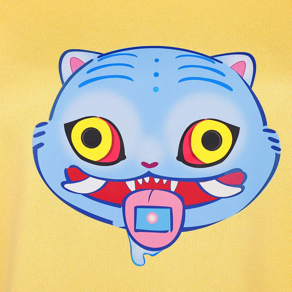 KPop Demon Hunters(2025) Zoey Sweat-shirt à Capuche Jaune Cosplay Costume