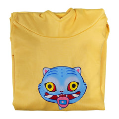 KPop Demon Hunters(2025) Zoey Sweat-shirt à Capuche Jaune Cosplay Costume
