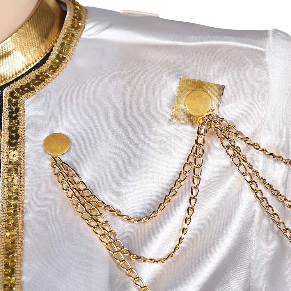 Kpop Demon Hunters(2025) Zoey Tenue Blanche et Noire Cosplay Costume