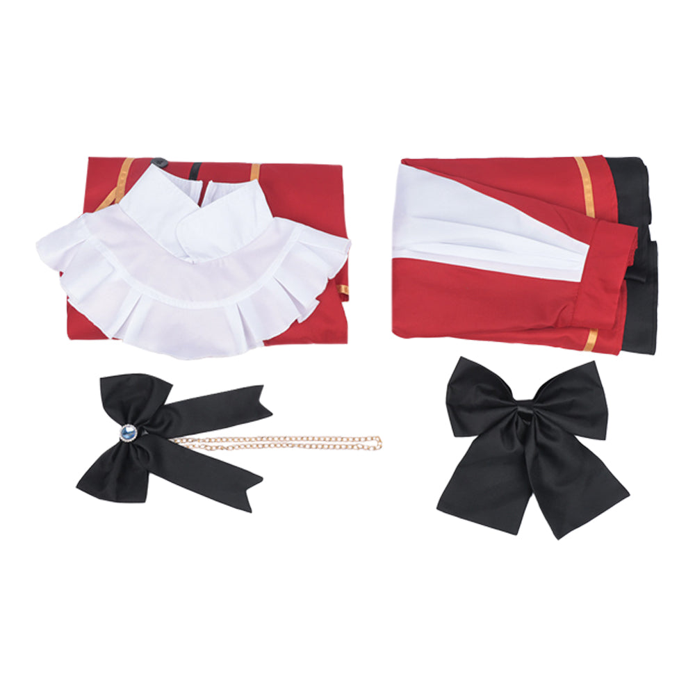 Kunon the Sorcerer Can See(2026) Mirika Huglia Robe Rouge Cosplay Costume