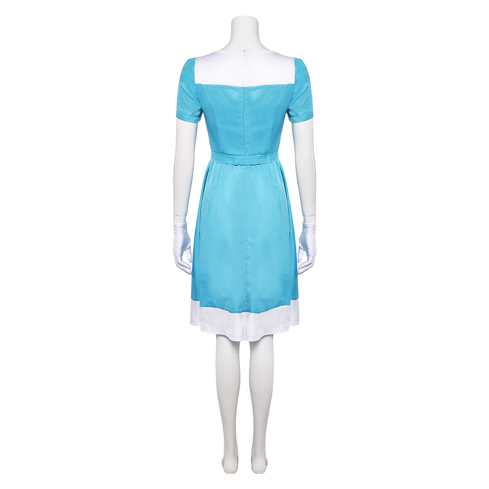 L'Illusionniste 2010 Alice Robe Bleue Cosplay Costume