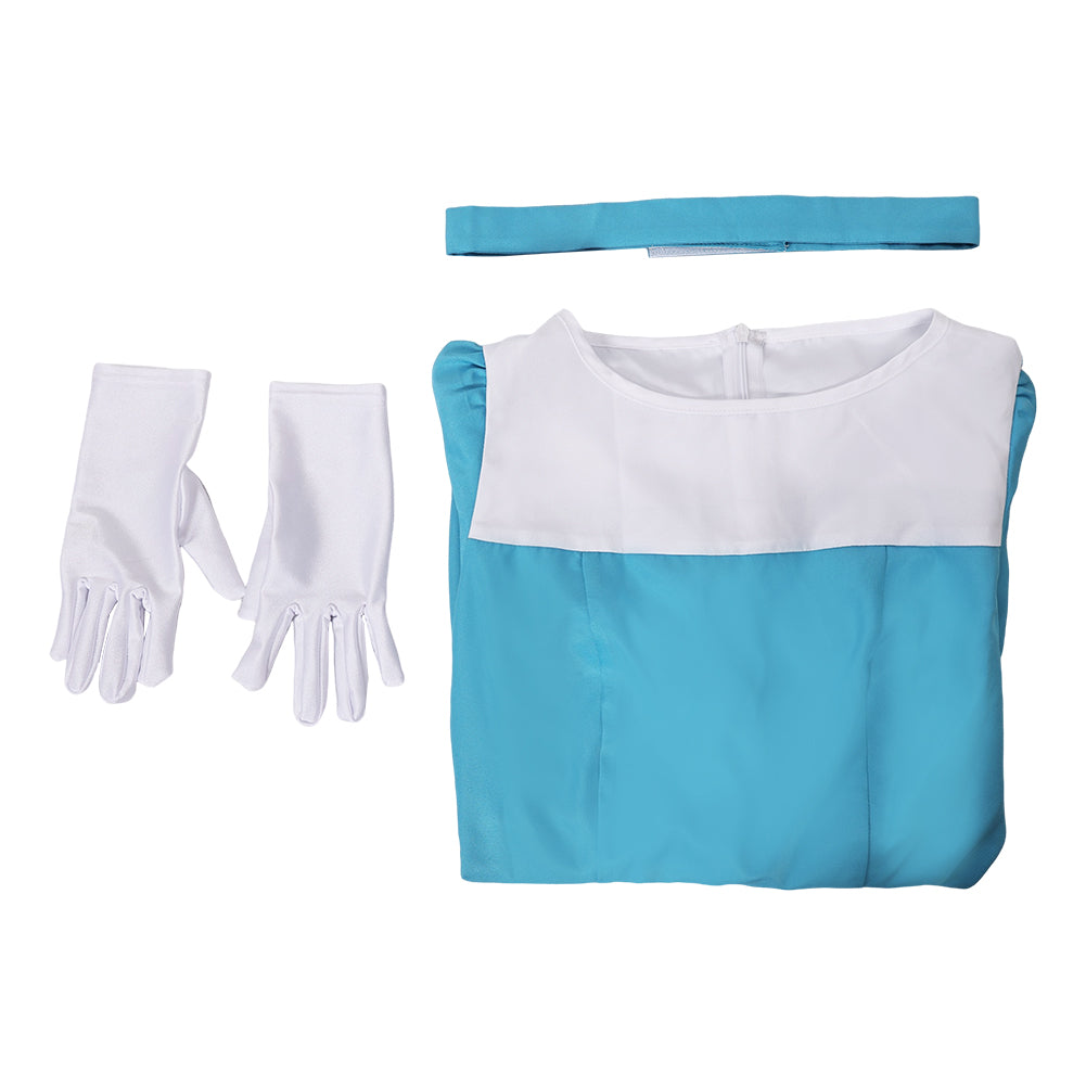 L'Illusionniste 2010 Alice Robe Bleue Cosplay Costume