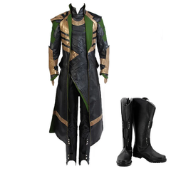 Thor 2: Le Monde des Ténèbres Adulte Loki Tenue Cosplay Costume Halloween