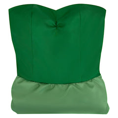 La Belle et la Bête Claudette Robe Verte Cosplay Costume