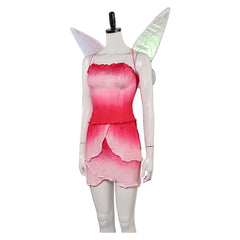 La Fée Clochette Rosélia Tenue Rose Cosplay Costume