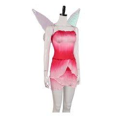 La Fée Clochette Rosélia Tenue Rose Cosplay Costume