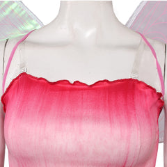 La Fée Clochette Rosélia Tenue Rose Cosplay Costume