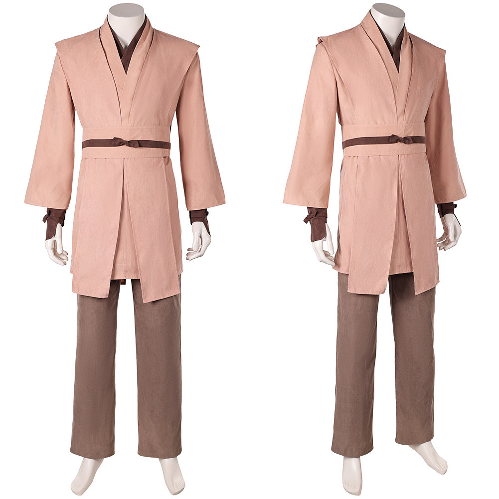 La Guerre des Étoiles Obi-Wan Kenobi Tenue Marrone Claire Cosplay Costume