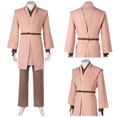La Guerre des Étoiles Obi-Wan Kenobi Tenue Marrone Claire Cosplay Costume