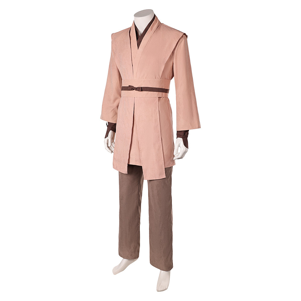 La Guerre des Étoiles Obi-Wan Kenobi Tenue Marrone Claire Cosplay Costume