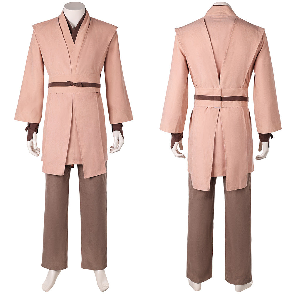 La Guerre des Étoiles Obi-Wan Kenobi Tenue Marrone Claire Cosplay Costume