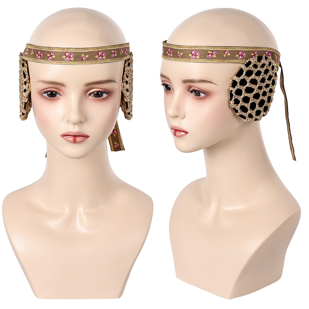 La Guerre des Étoiles Padme Amidala Naberrie Bandeau+Cache-oreilles Cosplay Accessoire