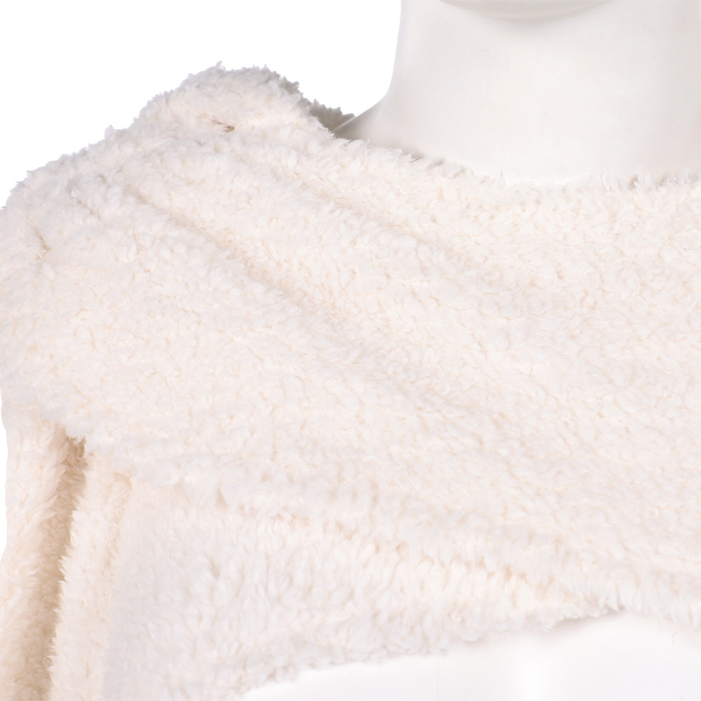 La Guerre des Étoiles Padme Amidala Naberrie Cape Blanche à Capuche Cosplay Costume