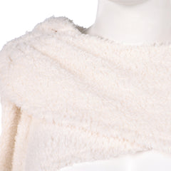 La Guerre des Étoiles Padme Amidala Naberrie Cape Blanche à Capuche Cosplay Costume