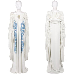 La Guerre des Étoiles Padme Amidala Naberrie Cape Blanche Cosplay Costume