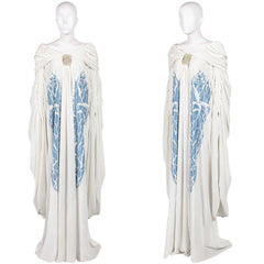 La Guerre des Étoiles Padme Amidala Naberrie Cape Blanche Cosplay Costume