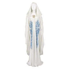 La Guerre des Étoiles Padme Amidala Naberrie Cape Blanche Cosplay Costume