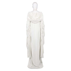 La Guerre des Étoiles Padme Amidala Naberrie Cape Blanche Cosplay Costume