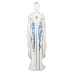 La Guerre des Étoiles Padme Amidala Naberrie Cape Blanche Cosplay Costume
