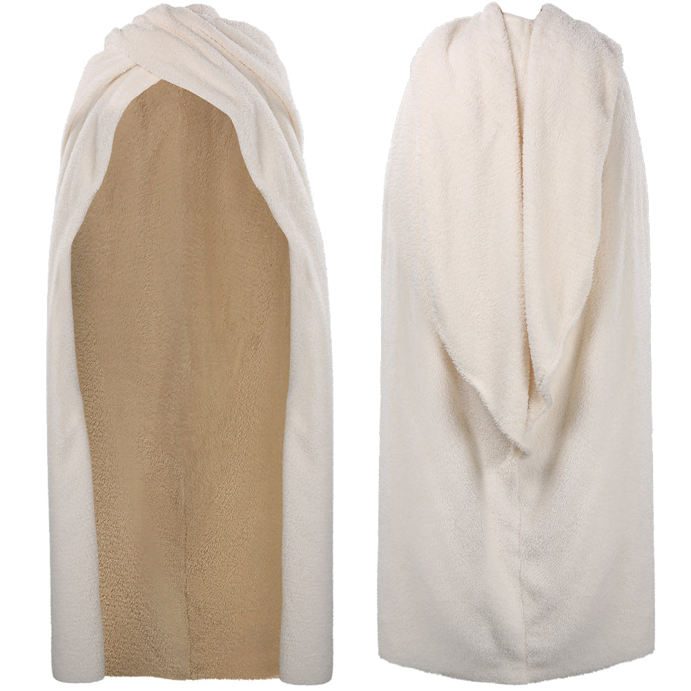 La Guerre des Étoiles Padme Amidala Naberrie Cape Blanche Cosplay Costume