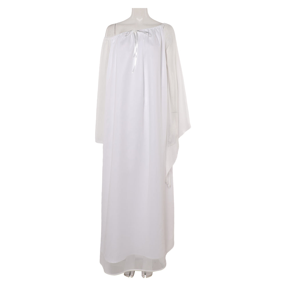 La Guerre des Étoiles Padme Amidala Naberrie Pyjama Robe Blanche Cosplay Costume