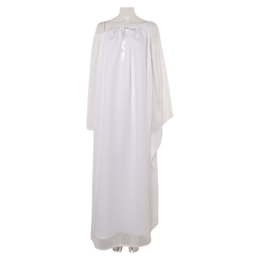 La Guerre des Étoiles Padme Amidala Naberrie Pyjama Robe Blanche Cosplay Costume