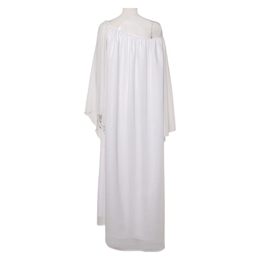 La Guerre des Étoiles Padme Amidala Naberrie Pyjama Robe Blanche Cosplay Costume