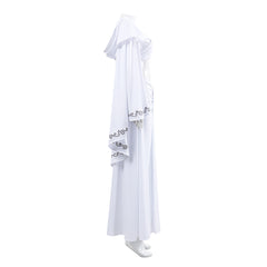 La Guerre des Étoiles Padme Amidala Naberrie Robe Blanche Cosplay Costume
