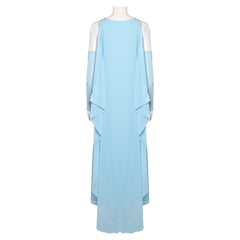 La Guerre des Étoiles Padme Amidala Naberrie Robe Bleue Cosplay Costume