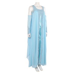 La Guerre des Étoiles Padme Amidala Naberrie Robe Bleue Cosplay Costume