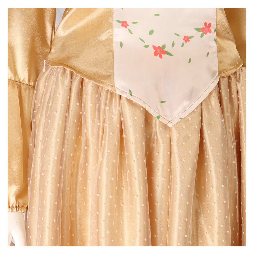 La Guerre des Étoiles Padme Amidala Naberrie Robe Jaune Cosplay Costume