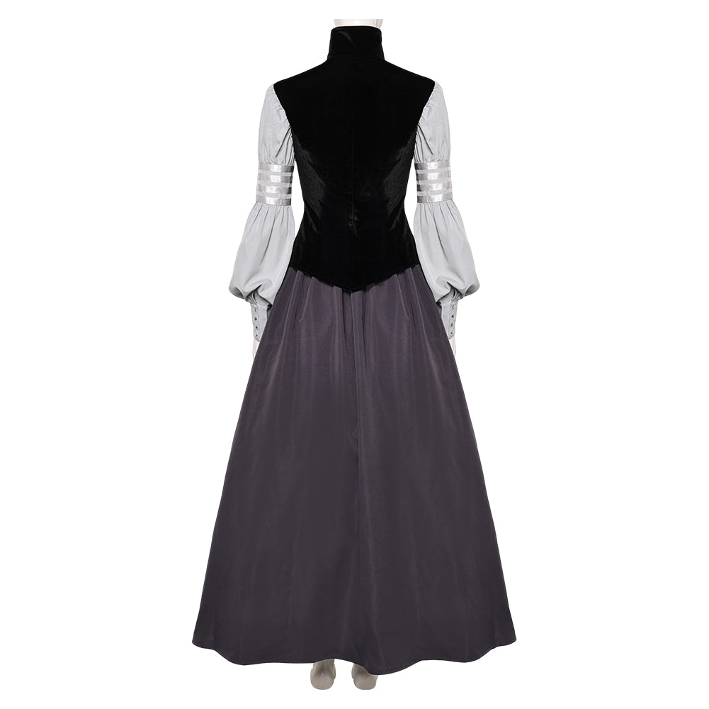 La Guerre des Étoiles Padme Amidala Naberrie Robe Noire Cosplay Costume