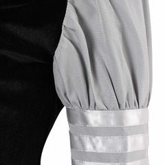 La Guerre des Étoiles Padme Amidala Naberrie Robe Noire Cosplay Costume