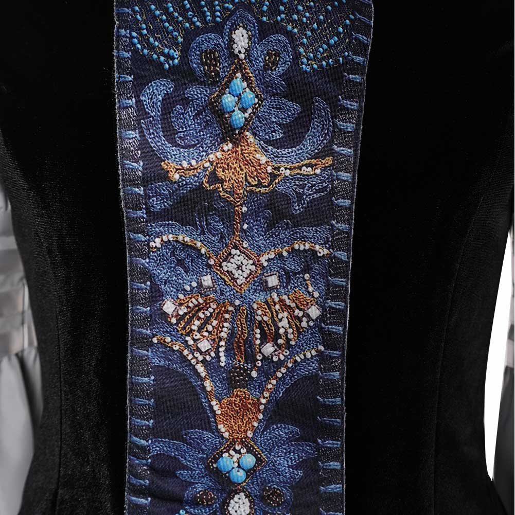 La Guerre des Étoiles Padme Amidala Naberrie Robe Noire Cosplay Costume