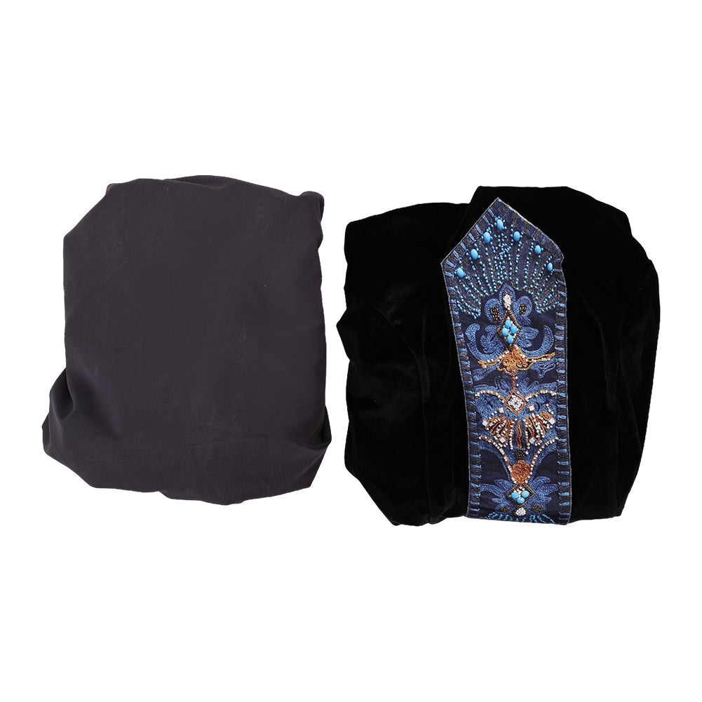 La Guerre des Étoiles Padme Amidala Naberrie Robe Noire Cosplay Costume