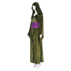 La Guerre des Étoiles Padme Amidala Naberrie Robe Verte Cosplay Costume
