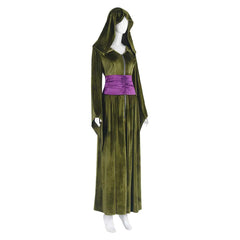 La Guerre des Étoiles Padme Amidala Naberrie Robe Verte Cosplay Costume