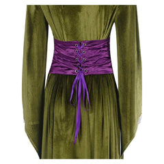 La Guerre des Étoiles Padme Amidala Naberrie Robe Verte Cosplay Costume