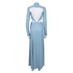 La Guerre des Étoiles Padme Amidala Naberrie Tenue Bleue Cosplay Costume