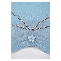 La Guerre des Étoiles Padme Amidala Naberrie Tenue Bleue Cosplay Costume