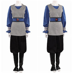 La Guerre des Étoiles Padme Amidala Naberrie Tenue Grise et Bleue Cosplay Costume