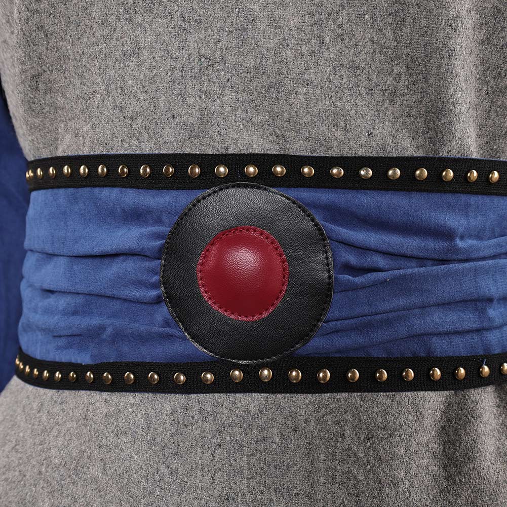 La Guerre des Étoiles Padme Amidala Naberrie Tenue Grise et Bleue Cosplay Costume