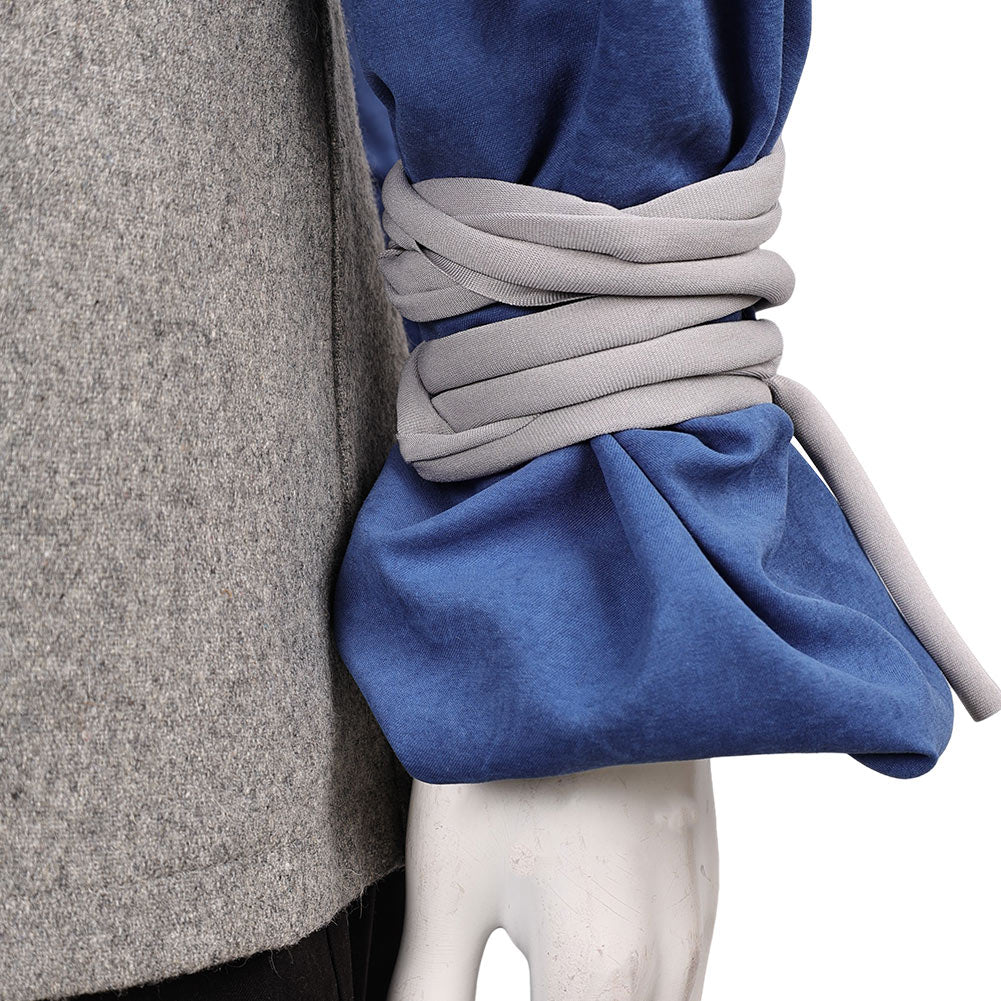 La Guerre des Étoiles Padme Amidala Naberrie Tenue Grise et Bleue Cosplay Costume