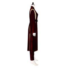 La Guerre des Étoiles Padme Amidala Naberrie Tenue Rouge Cosplay Costume