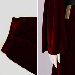 La Guerre des Étoiles Padme Amidala Naberrie Tenue Rouge Cosplay Costume
