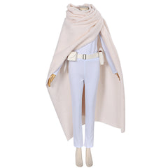 La Guerre des Étoiles Padme Amidala Tenue Blanche Cosplay Costume