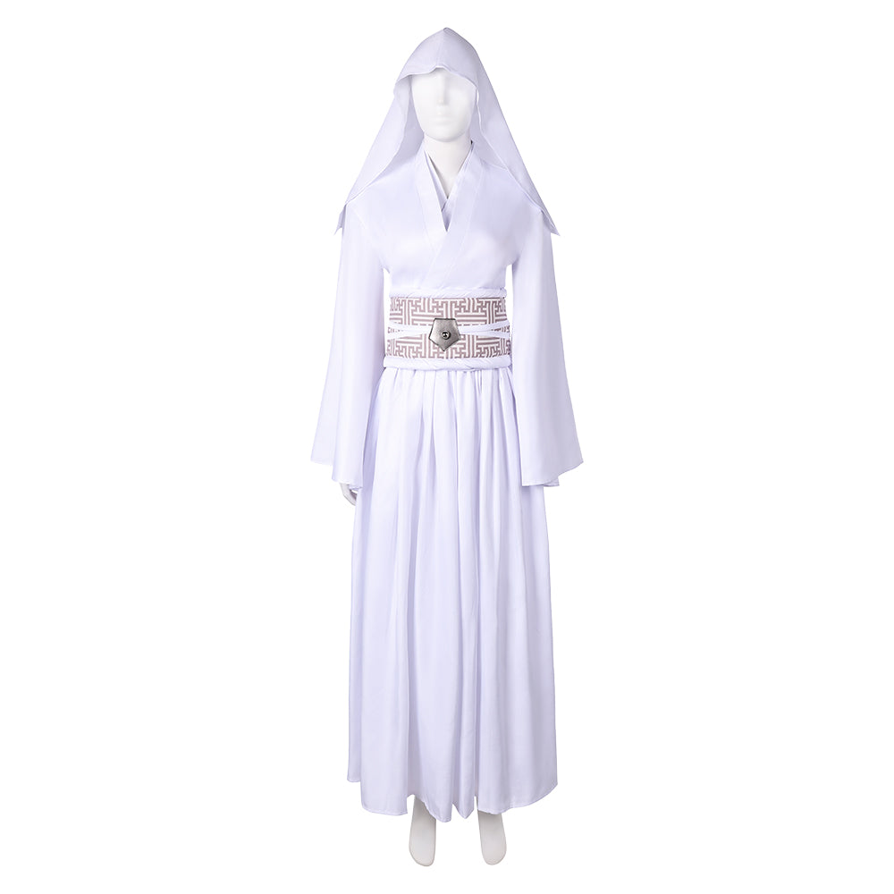 La Guerre des Étoiles Princess Leia Robe Blanche Cosplay Costume