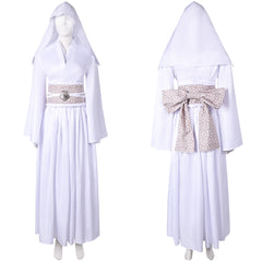 La Guerre des Étoiles Princess Leia Robe Blanche Cosplay Costume