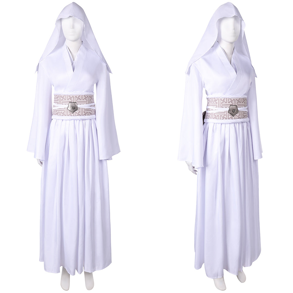 La Guerre des Étoiles Princess Leia Robe Blanche Cosplay Costume