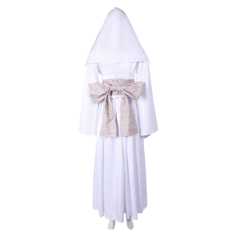 La Guerre des Étoiles Princess Leia Robe Blanche Cosplay Costume